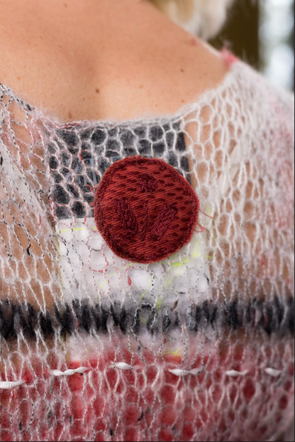 Red Thread Hand-Felted Knit Camisole