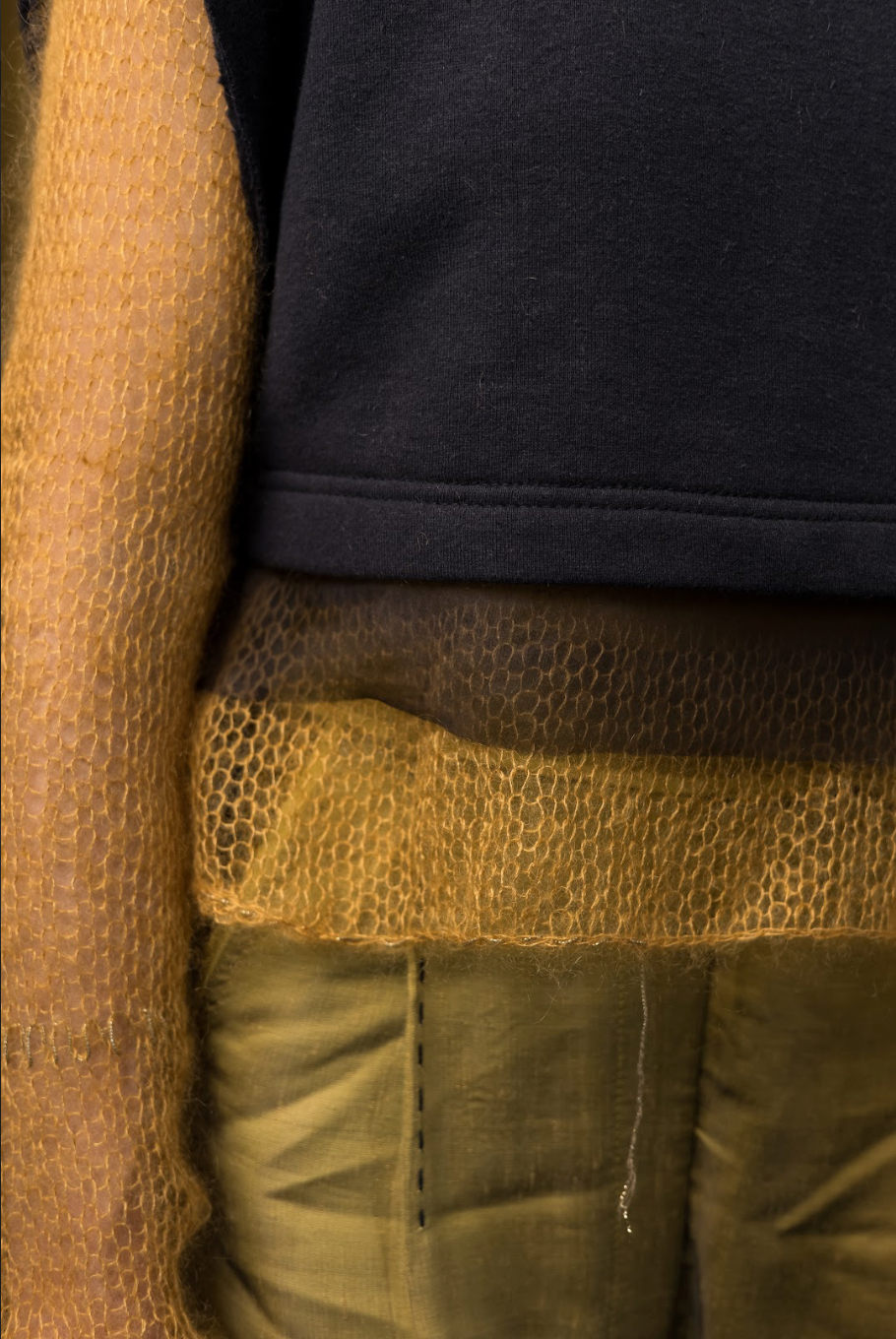 Sable Halo Cropped Popper Top in Organic Hemp