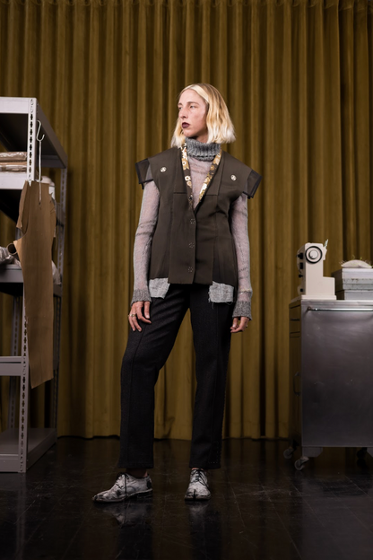 Reimagined "Yoroi" Kimono Gilet