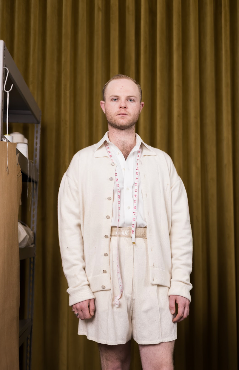 100% South African Merino Wool Ecru Cloud Cardigan