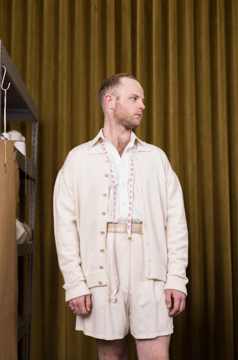 100% South African Merino Wool Ecru Cloud Cardigan