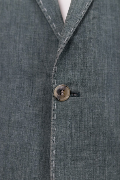 Turquoise Deconstructed Mens Jacket