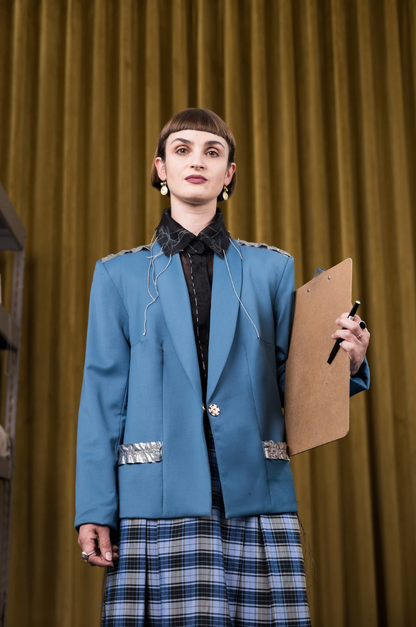 Topaz Petrol Blue Signature Jacket