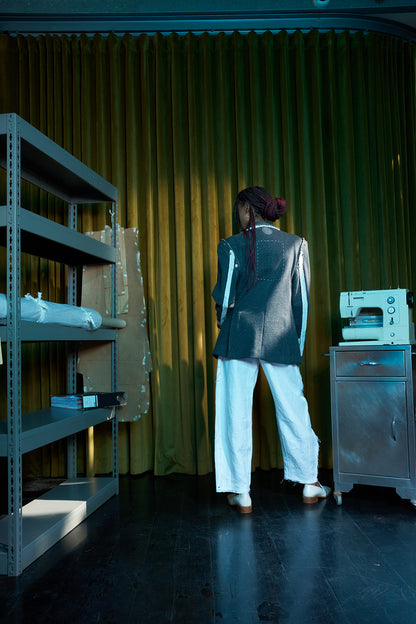Organic Hemp, Unisex Cement Blazer