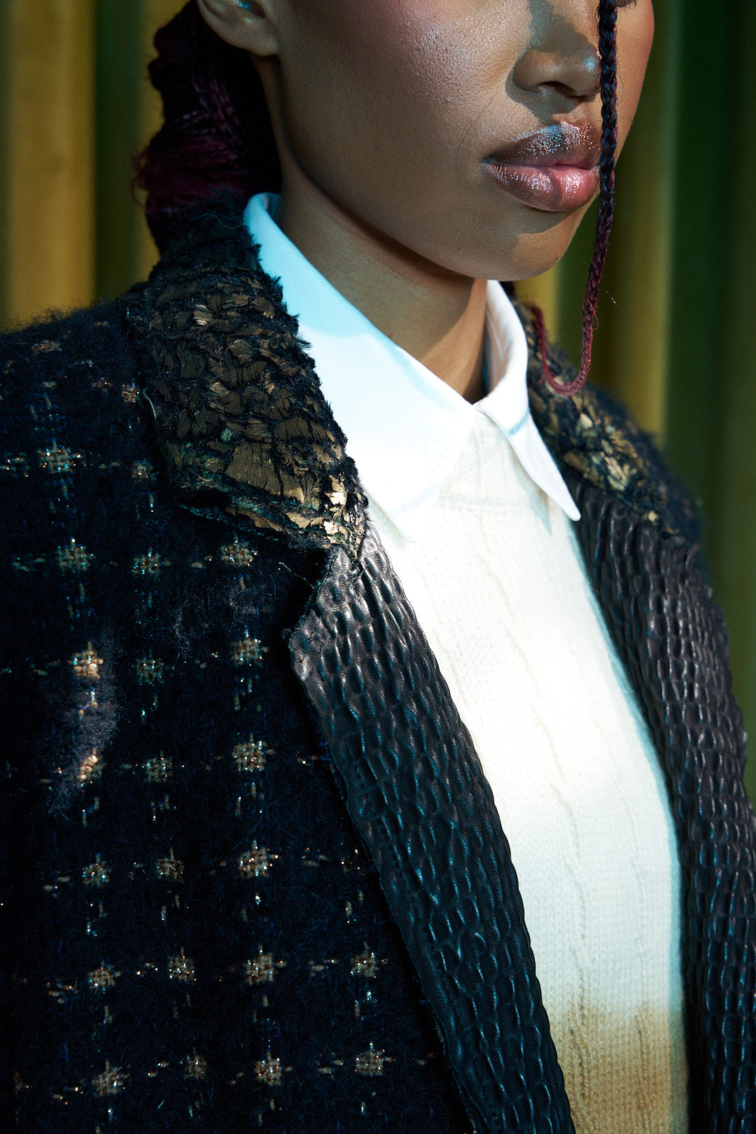 Neptune Double Breasted Jacket In Wool and Alpaca
