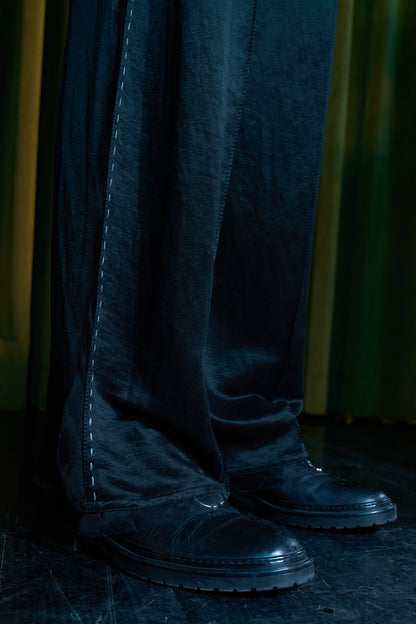 Kuroi Hana Signature Pyjama Pants in Silk Habotai