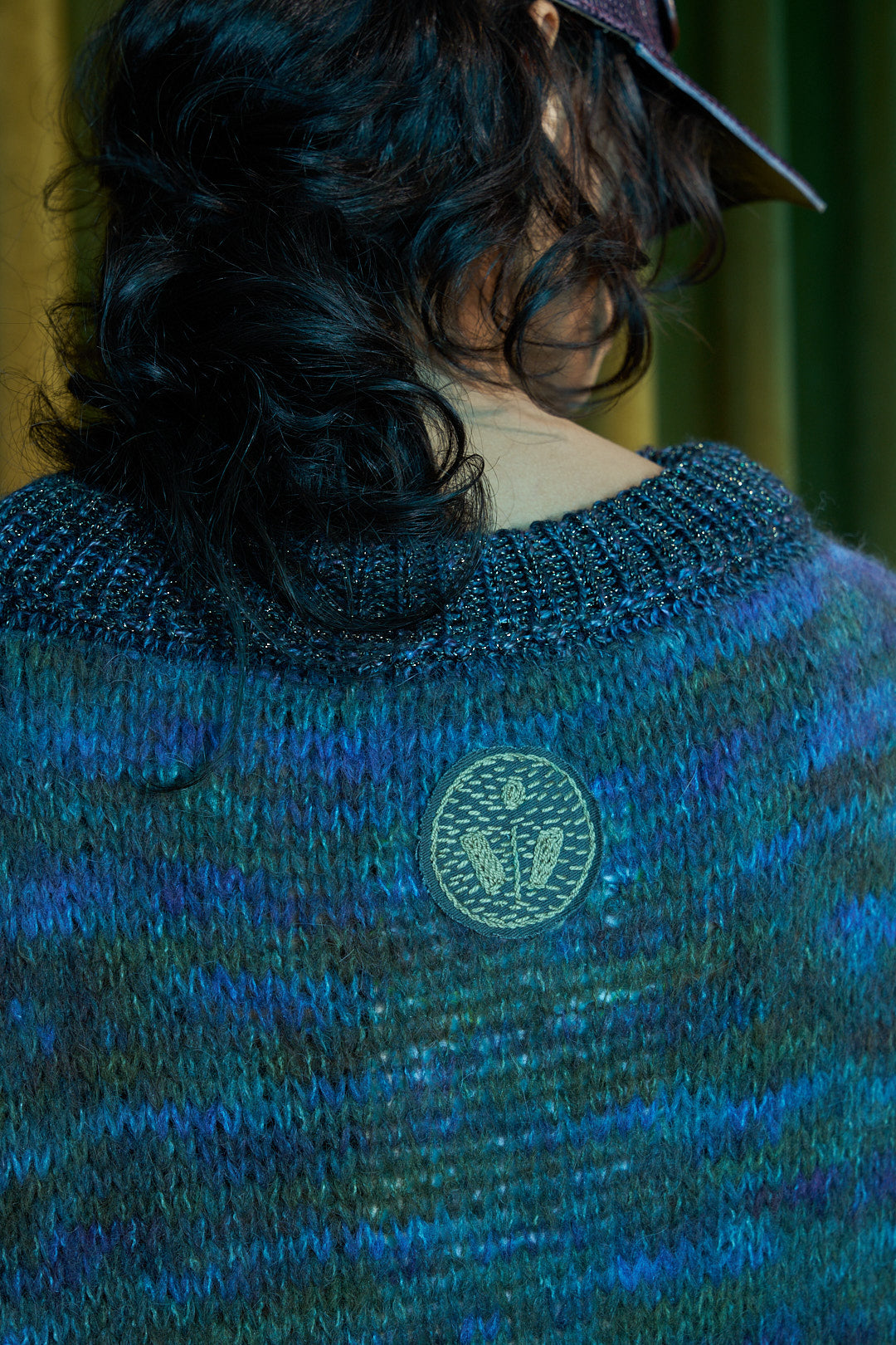 Moss Motley Block Oversized Block Knitted Jumper