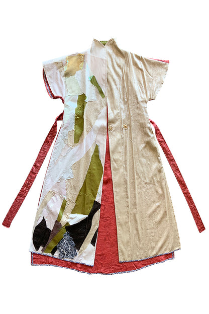 Abstract Scrap Batwing Dress, Version 3