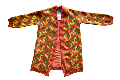 Vivi Monogram Deconstructed Kimono Cardigan