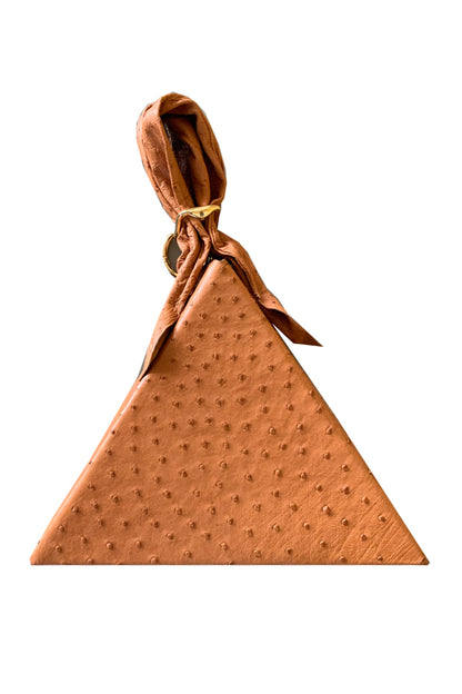 Genuine Exotic Leather Pyramid Bag