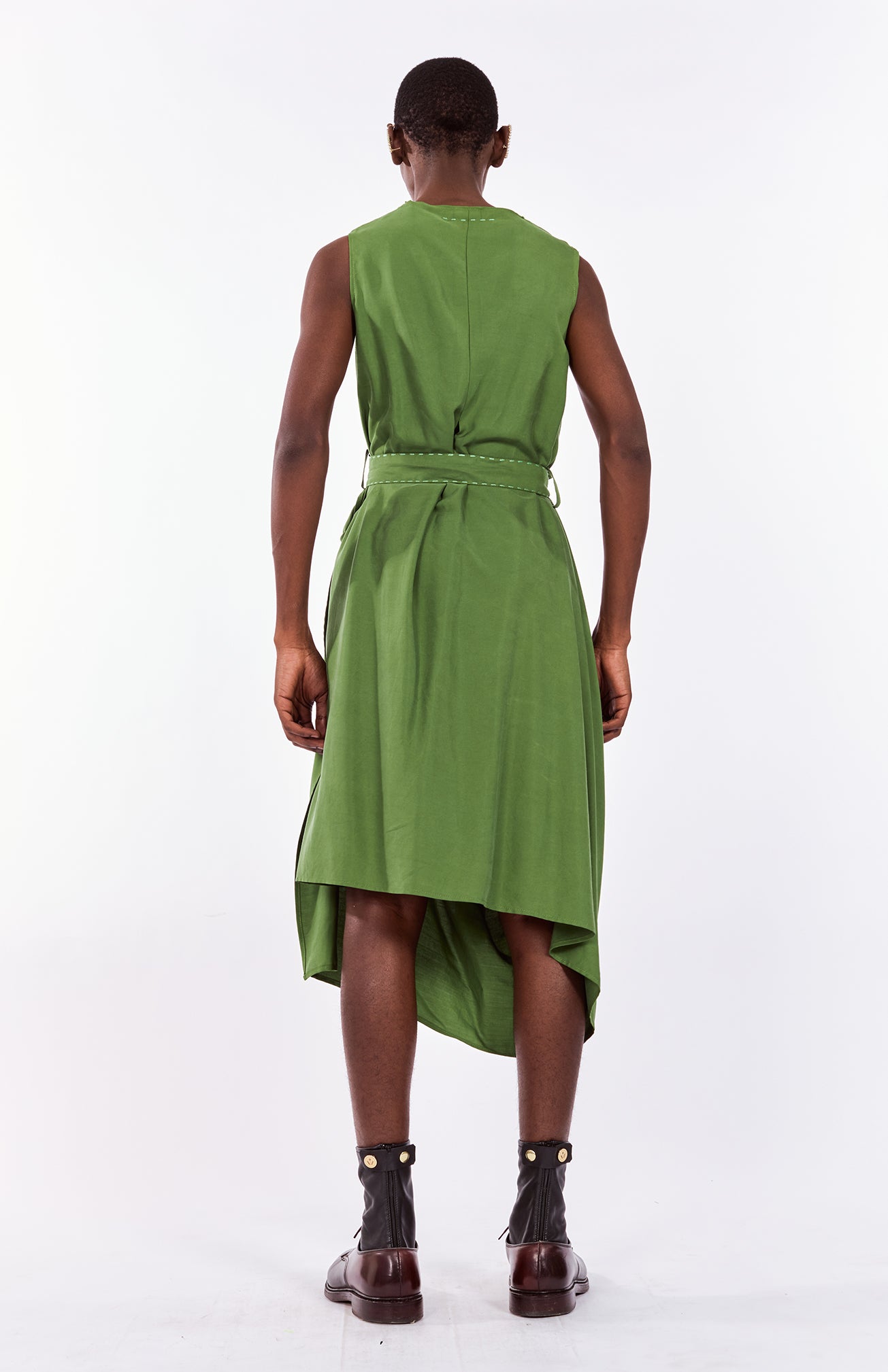 Draped Tencel Dress