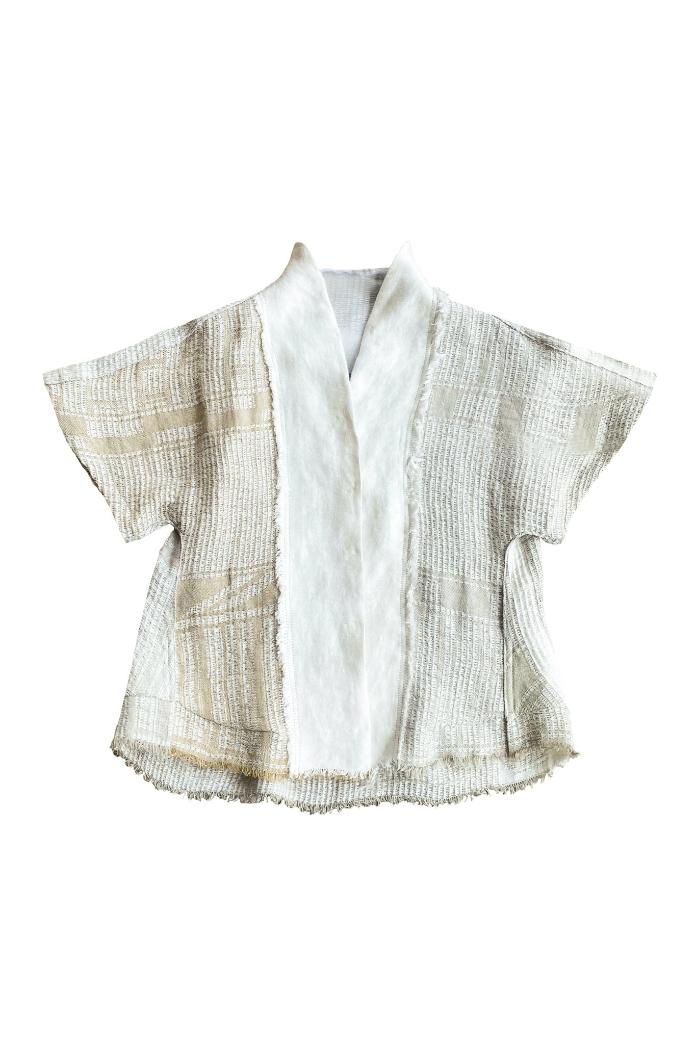 Locally Woven, Jacquard Kimono Wrap Top