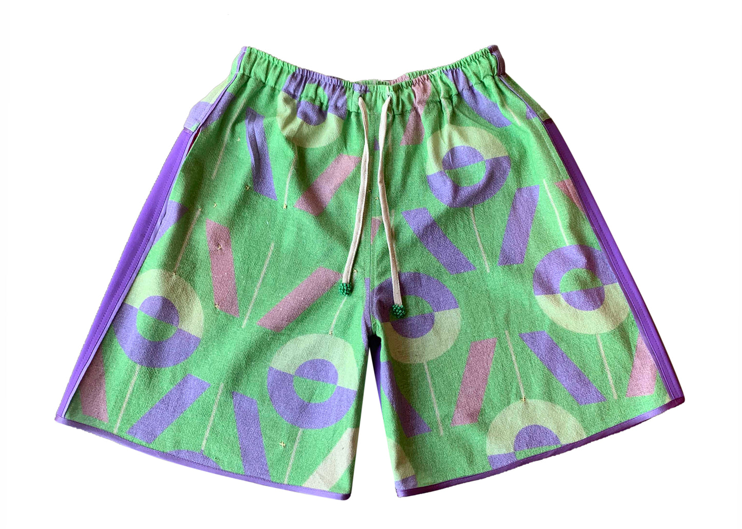 Vivi Monogram Purple Twinset Shorts