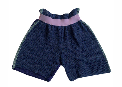 Crochet Potatoes Sack Navy Shorts