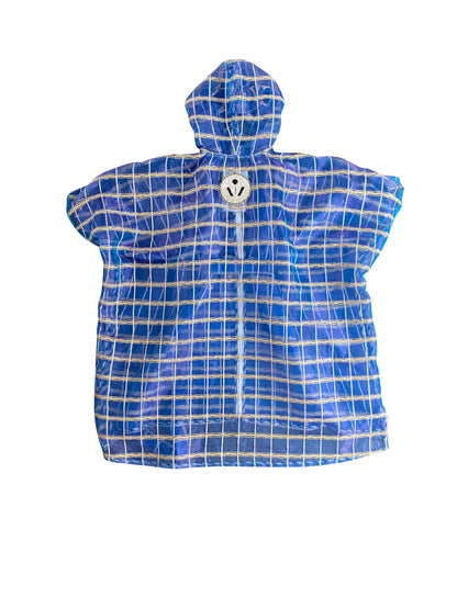 Artisanal 'Pool-net' Silk Organza with Embedded Ropes Hoodie