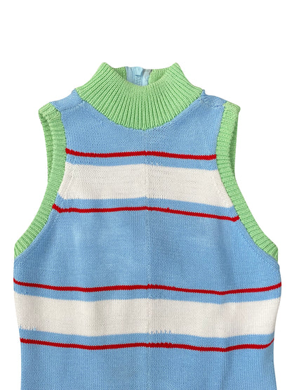 Baby Blue Poolside Knitted Leotard