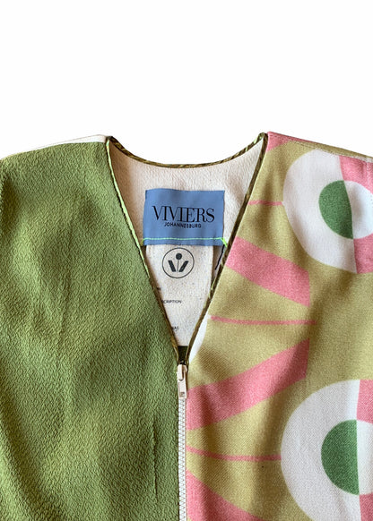 Vivi Monogram Green Twinset Shirt