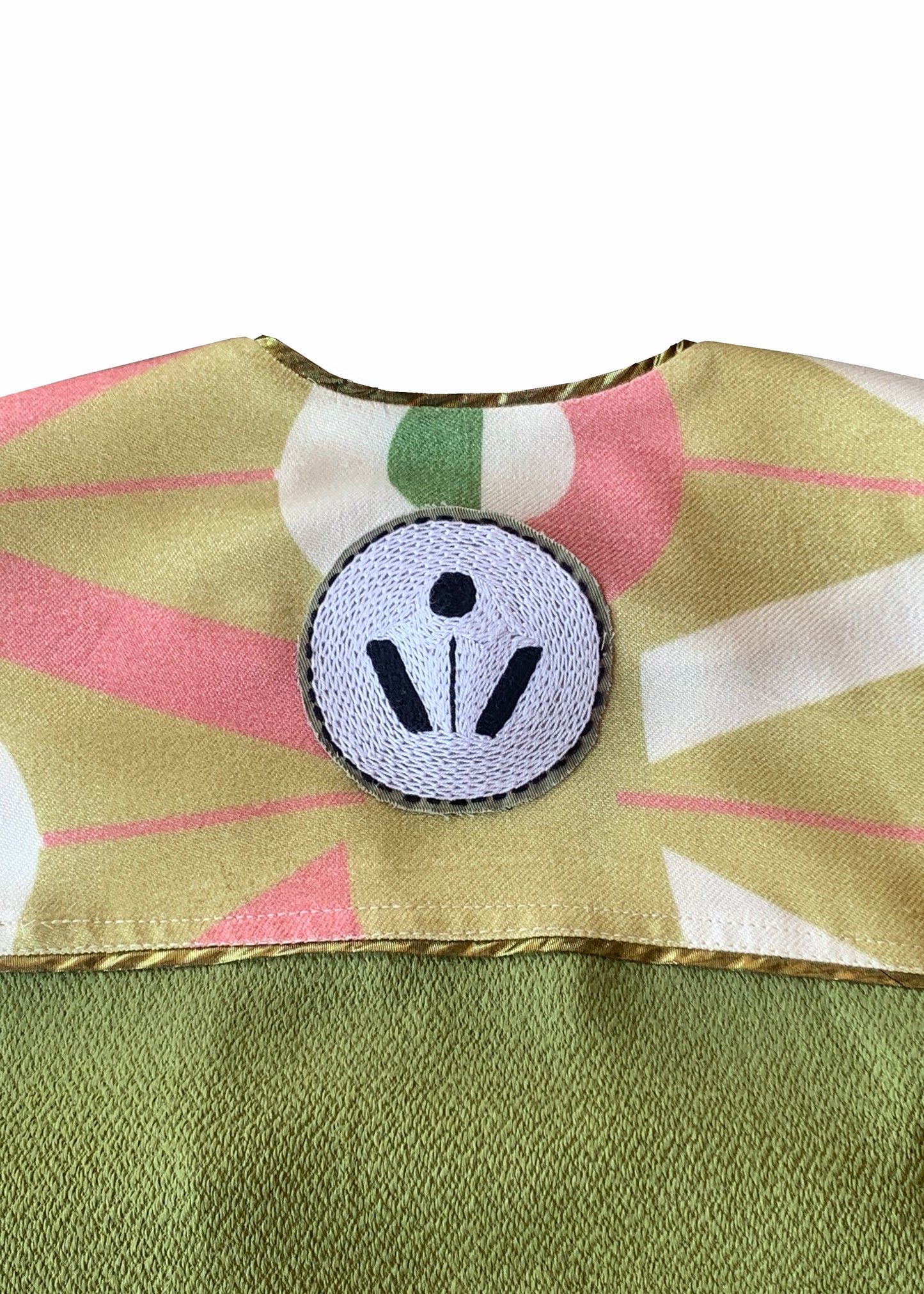 Vivi Monogram Green Twinset Shirt