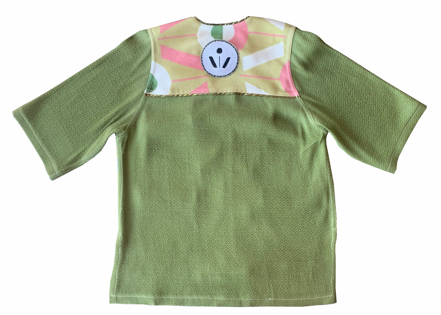 Vivi Monogram Green Twinset Shirt