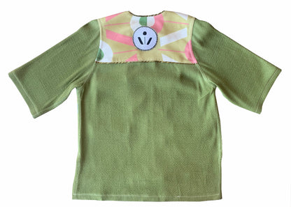 Vivi Monogram Green Twinset Shirt