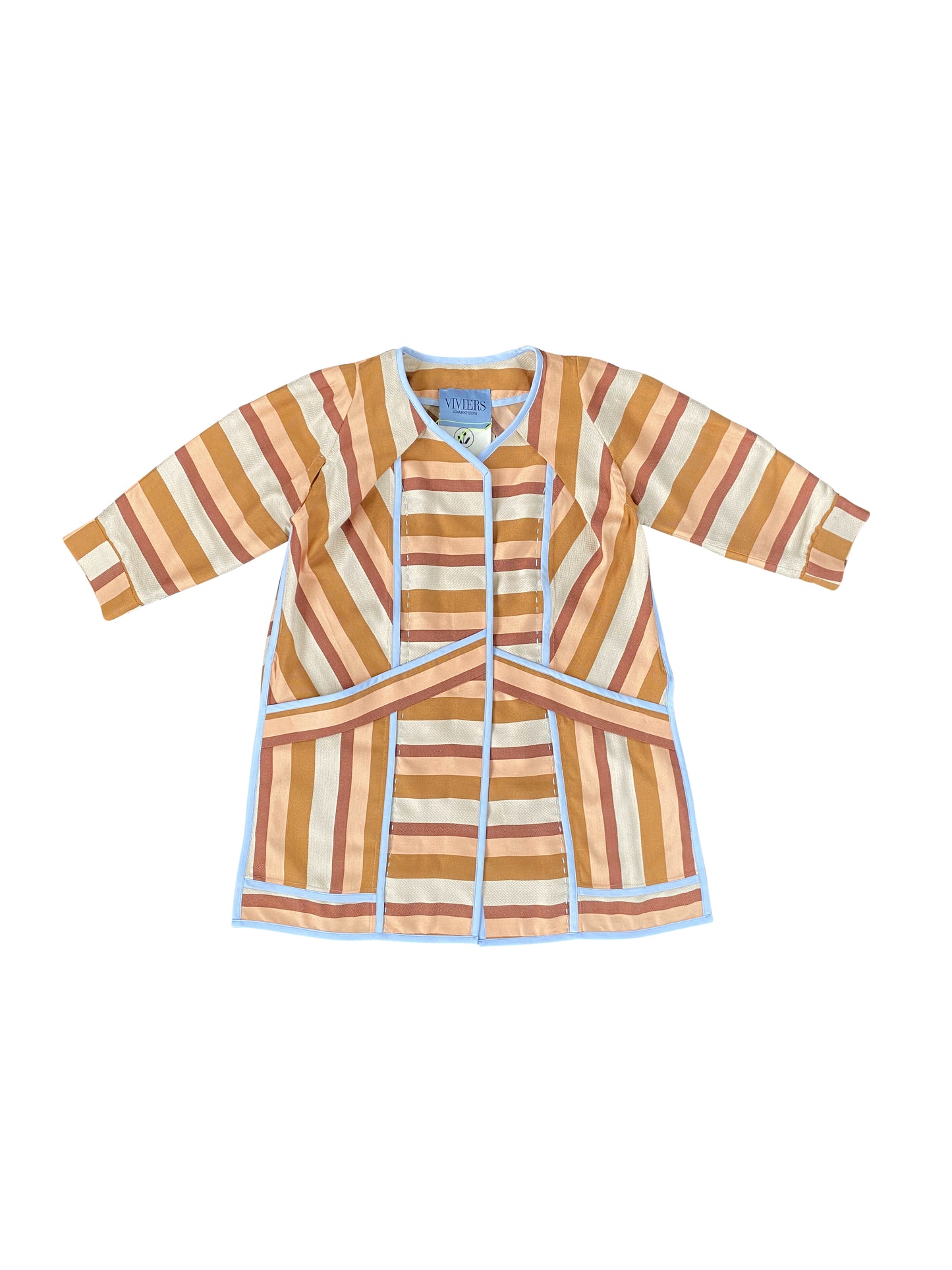 Striped Cotton Rayon Jacket