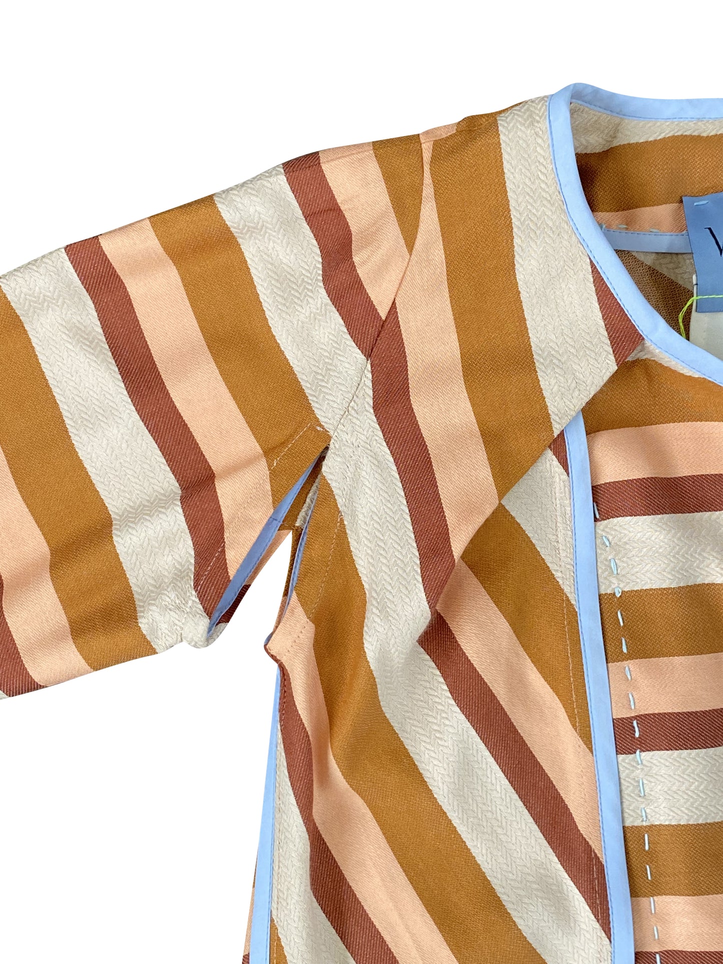 Striped Cotton Rayon Jacket