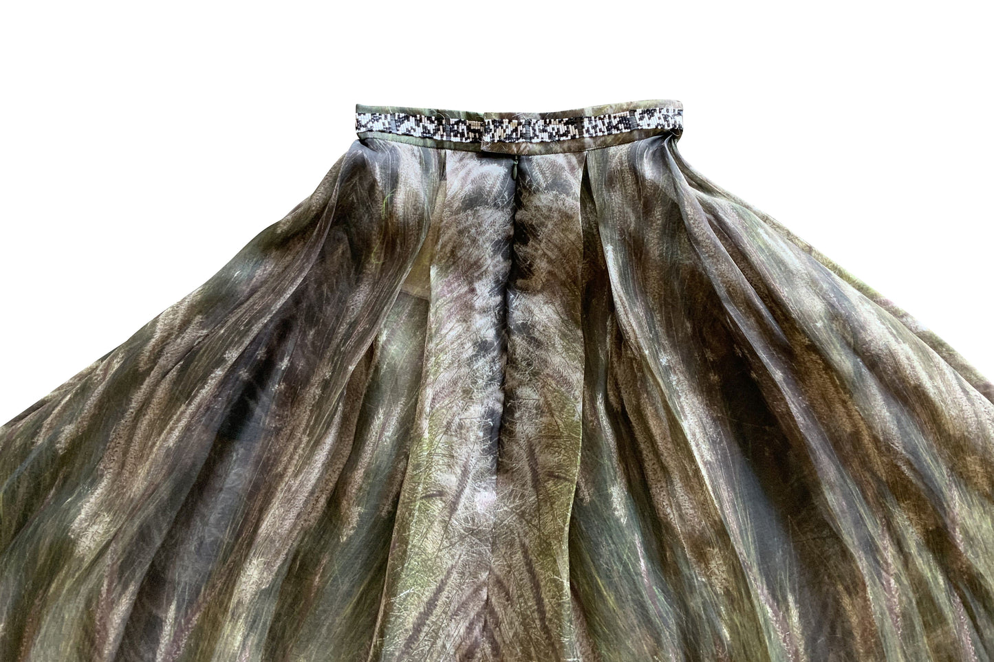 VIVIERS GRASSLANDS SILK ORGANZA SKIRT