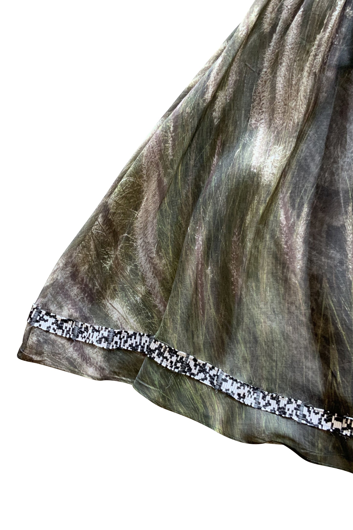 VIVIERS GRASSLANDS SILK ORGANZA SKIRT