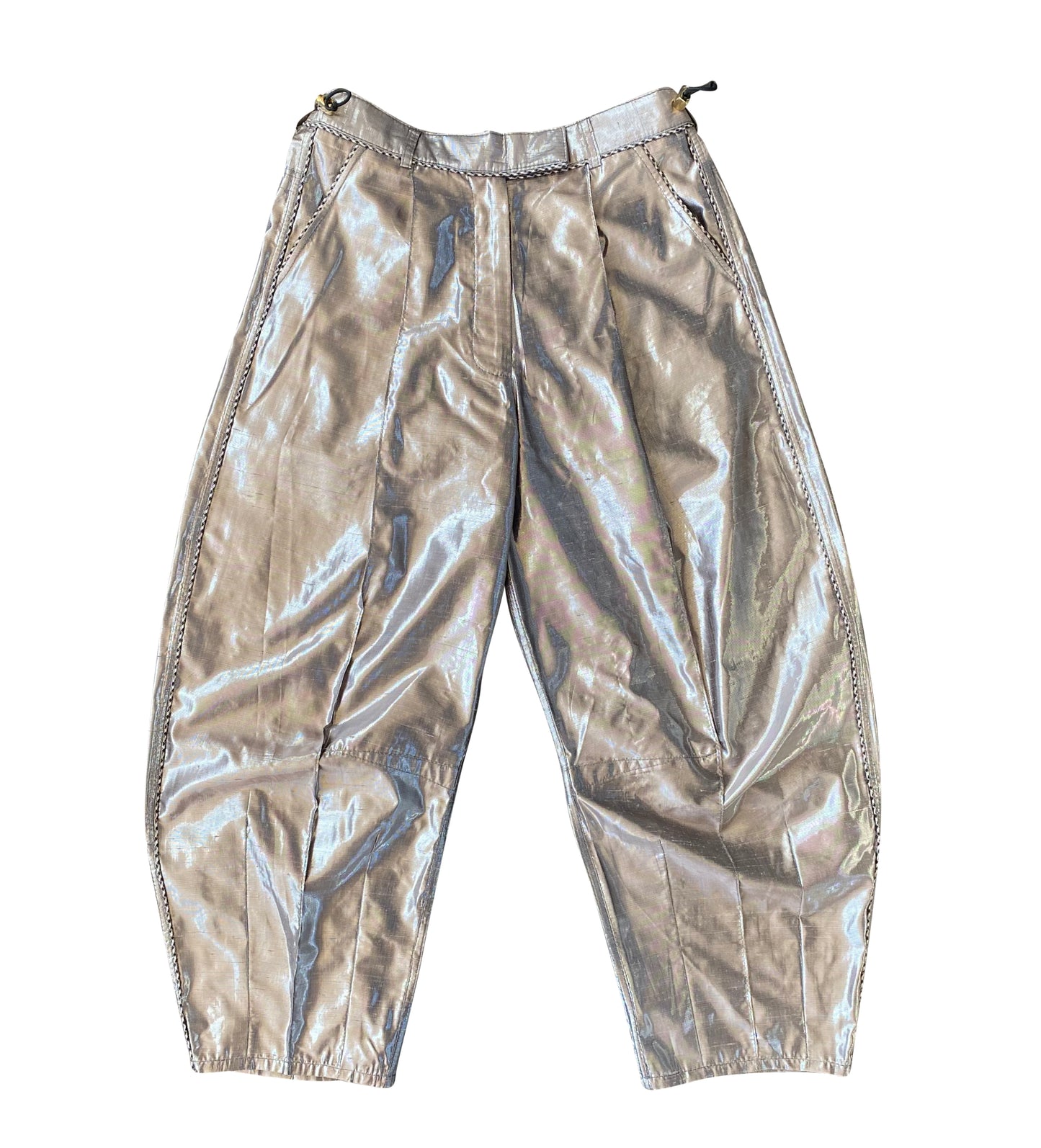 Silk Lamé Signature Pants