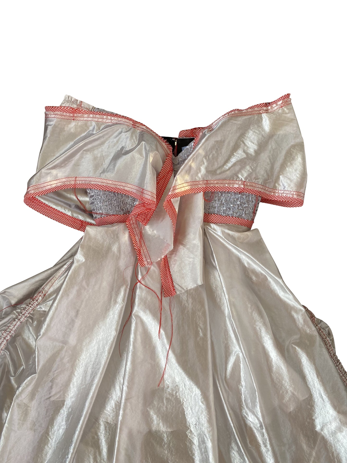 Nylon & Raffia Galvanised Dress