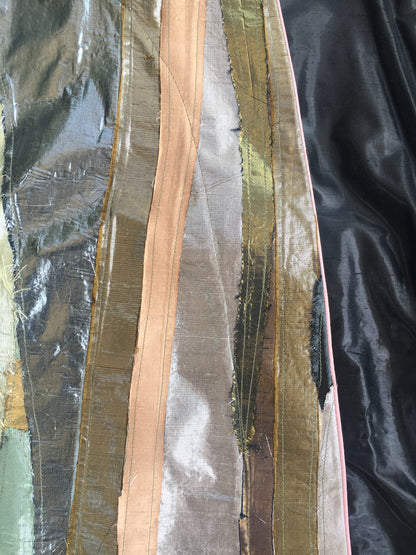 Silk 'Fragments of Light' Abstract Dress Coat