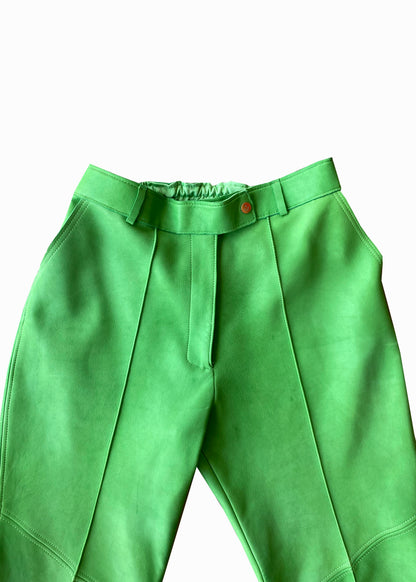 Glimmering Green Pants
