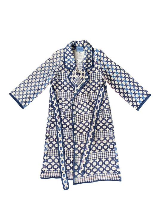 Artisanal Hand-Woven Raglan Coat in Wool & Mohair