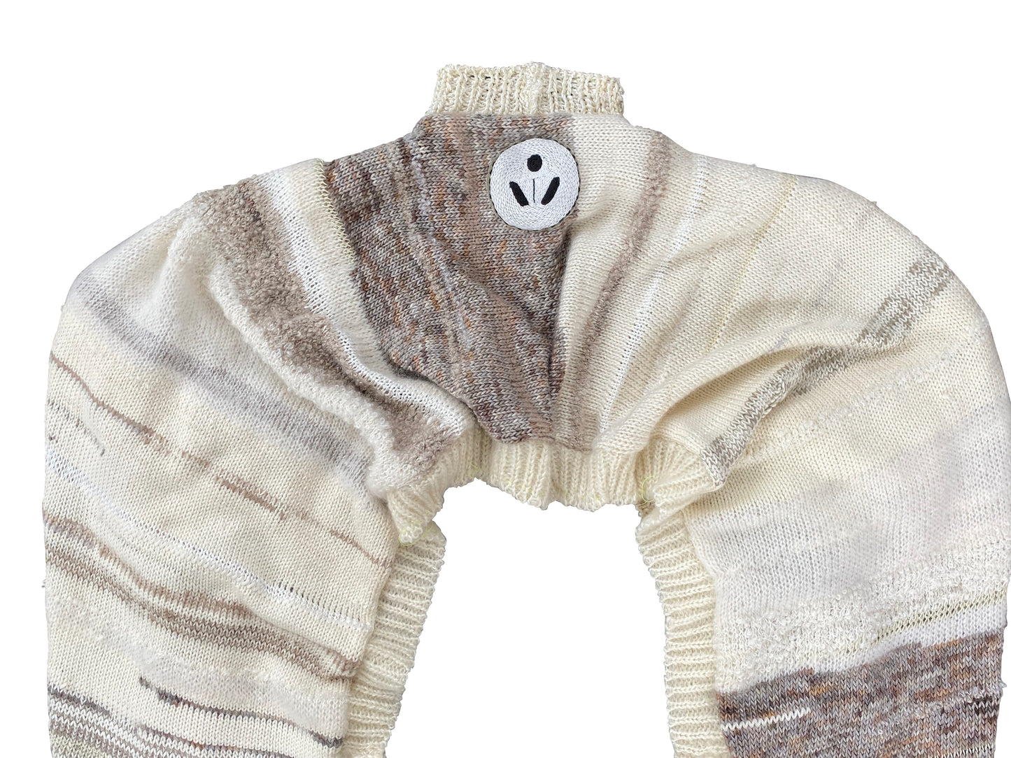 Corbelled Dome Cocoon Artisanal Jersey in Wool, Mohair & Viscose