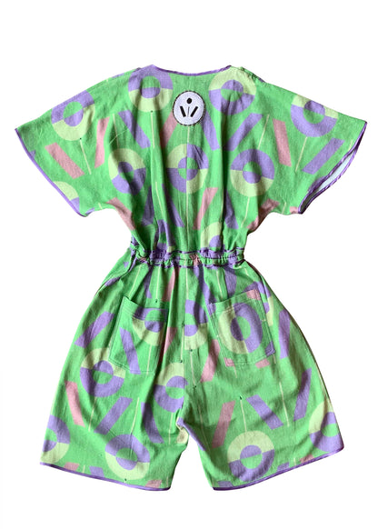 Vivi Monogram Poolside Short Jumpsuit