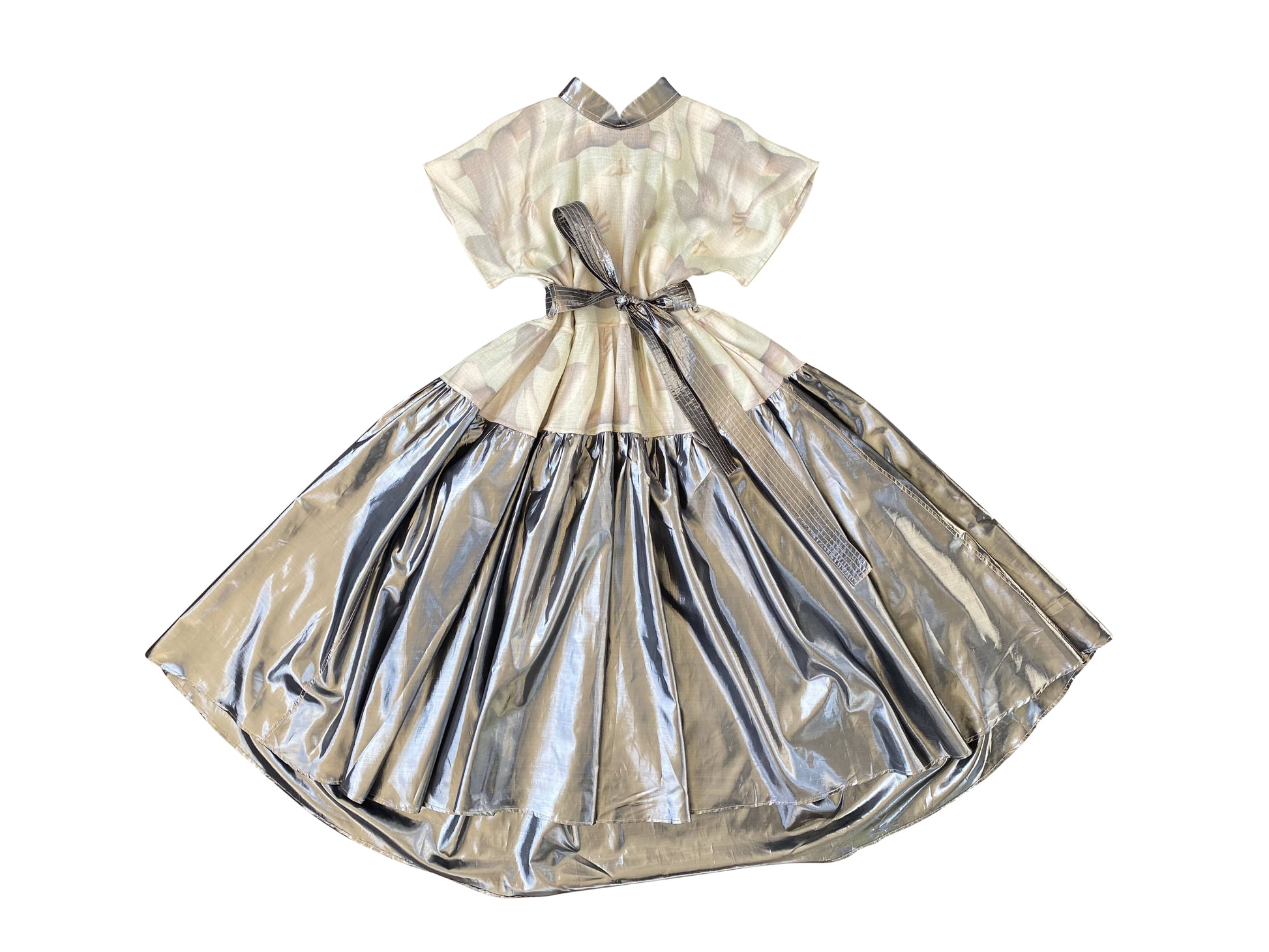 Metallic Lam 'Butt-Oh-Body' Maxi Dress Viviers Studio Metallic Lam 'Butt-Oh-Body' Maxi Dress Viviers Studio