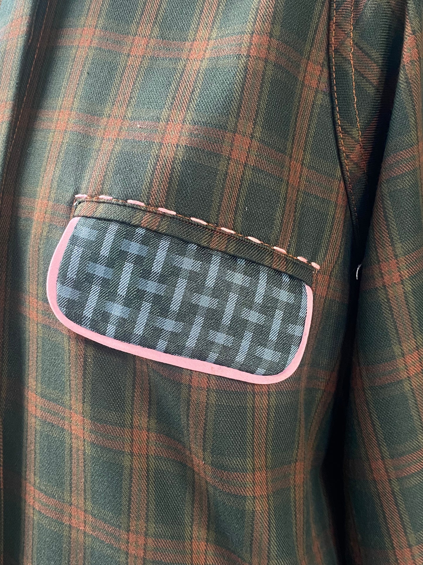 Checkered Green Motherboard Shirt