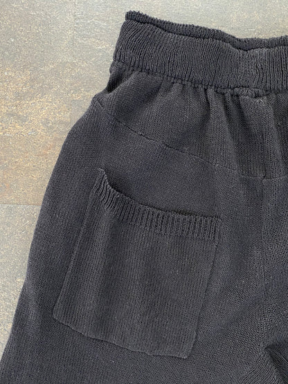 Arched Linen Knitwear Pants