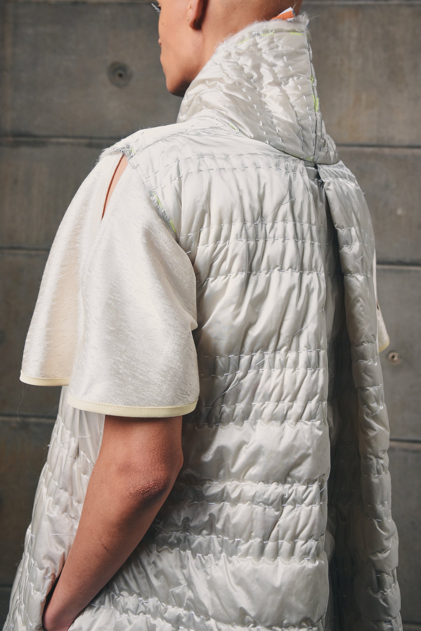 Artisanal Puffer Jacket, Reversible with Pure Karoo Wool