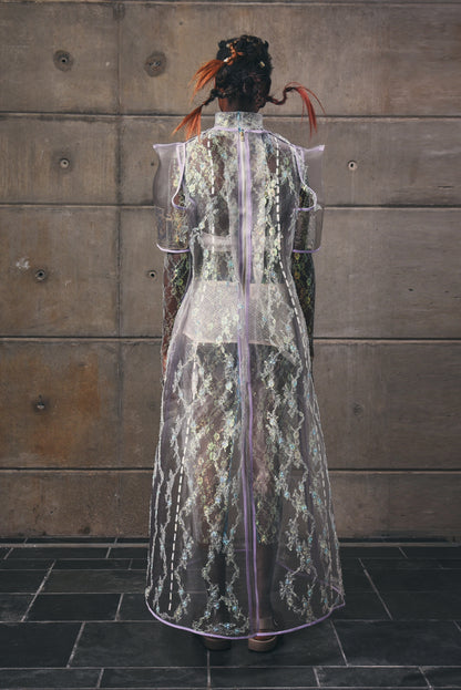 Mycelium Rhizome Encrusted Dress