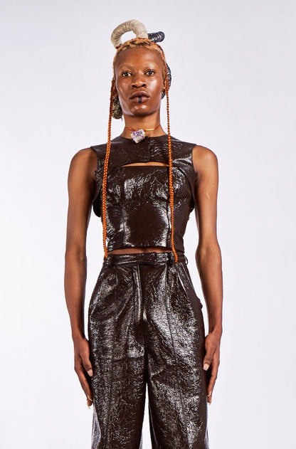 Layers of Soil Nylon Corset