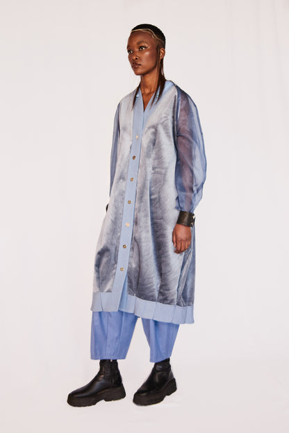 Cocoon Pants In Wool Suiting