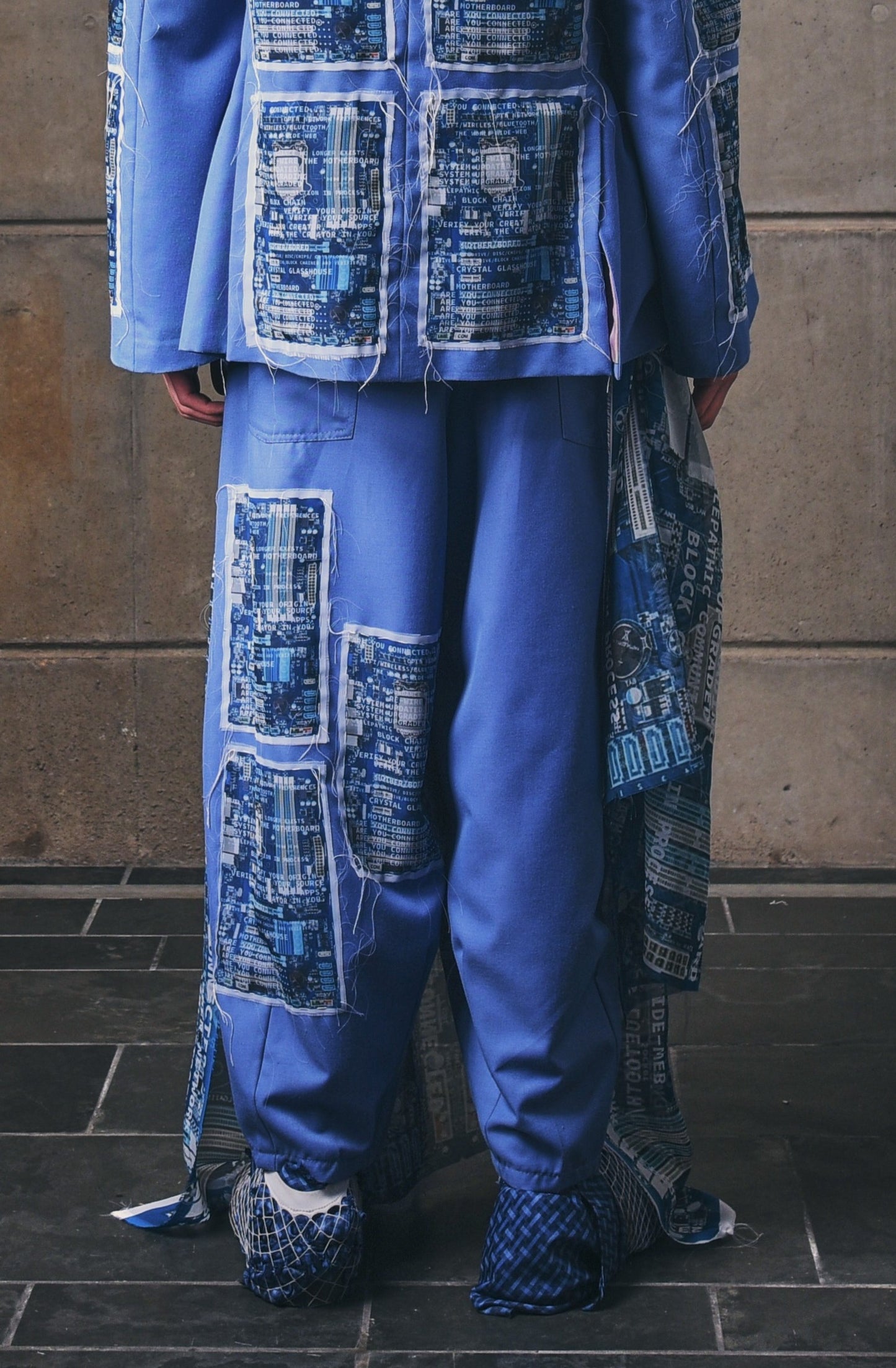 Motherboard Signature VIVIERS Pants in Pure Wool