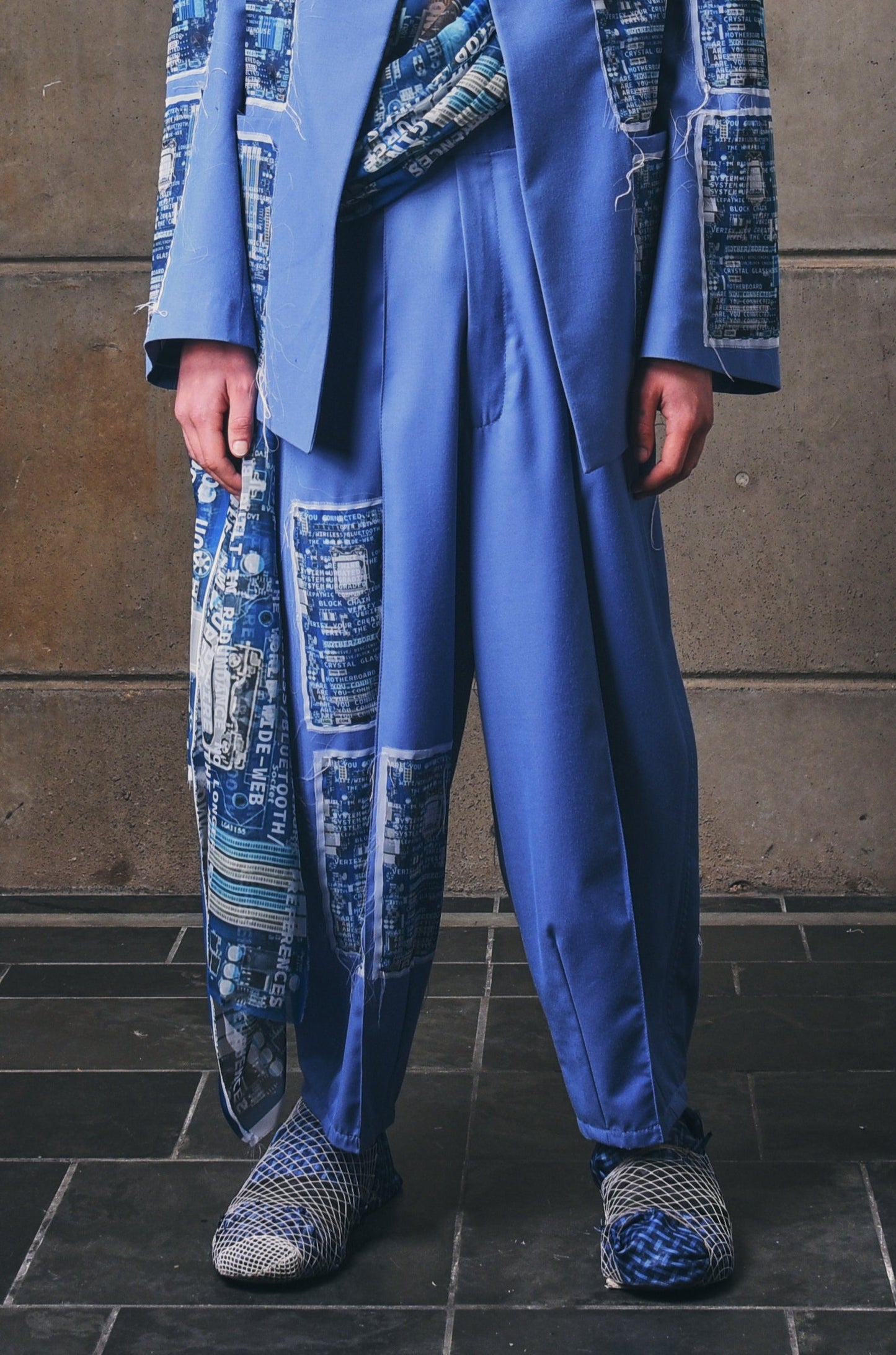 Motherboard Signature VIVIERS Pants in Pure Wool