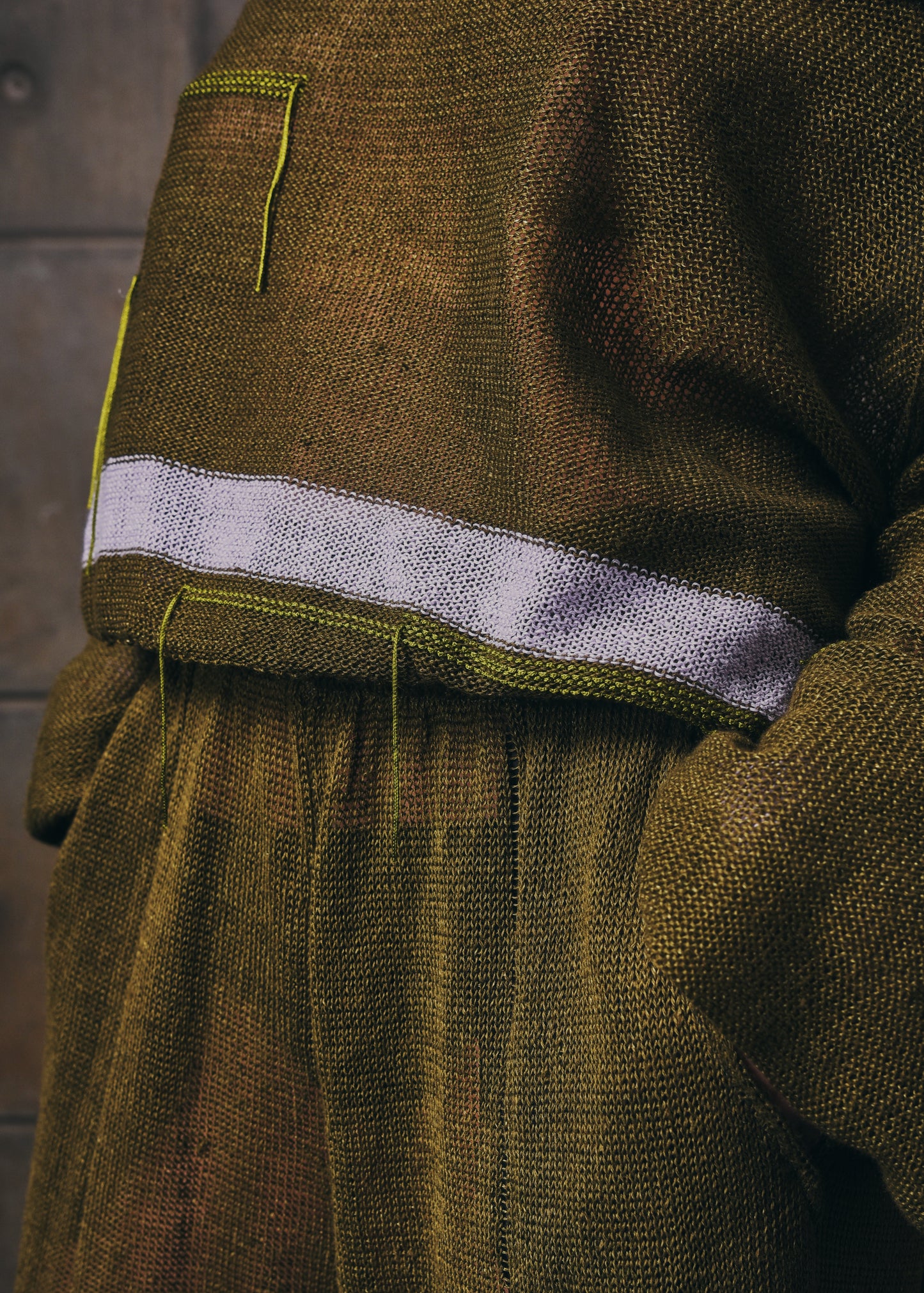 Motherboard, Cropped Raglan Knitwear Top
