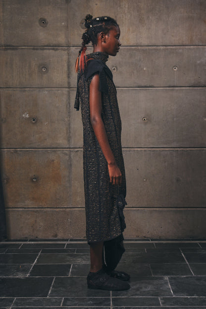 Conduit Copper Draped Dress