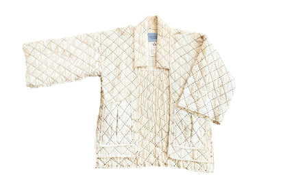Hand-Stitched Sashiko Duvet Coat From Hand-Made Viviers Batting